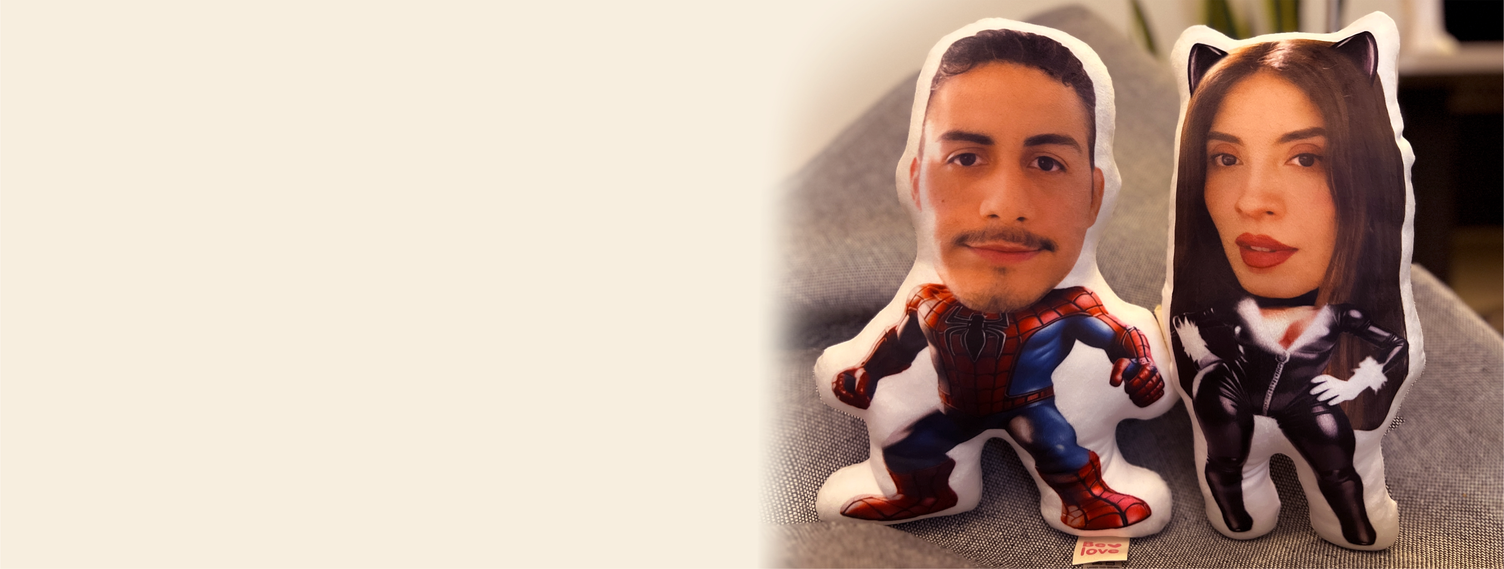 Cojines personalizados Be Love